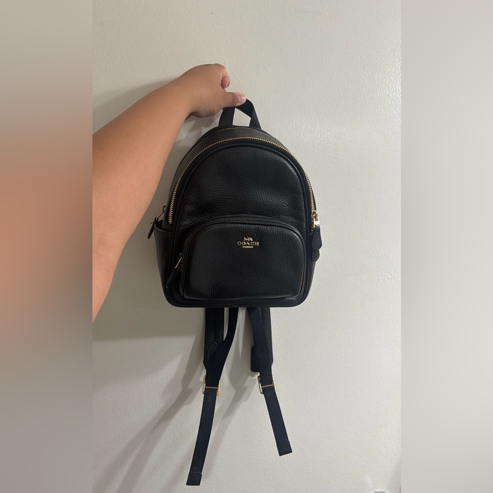 Coach Pebbled Leather Backpack